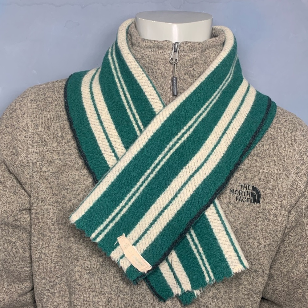 Lochcarron Green Wool Scarf